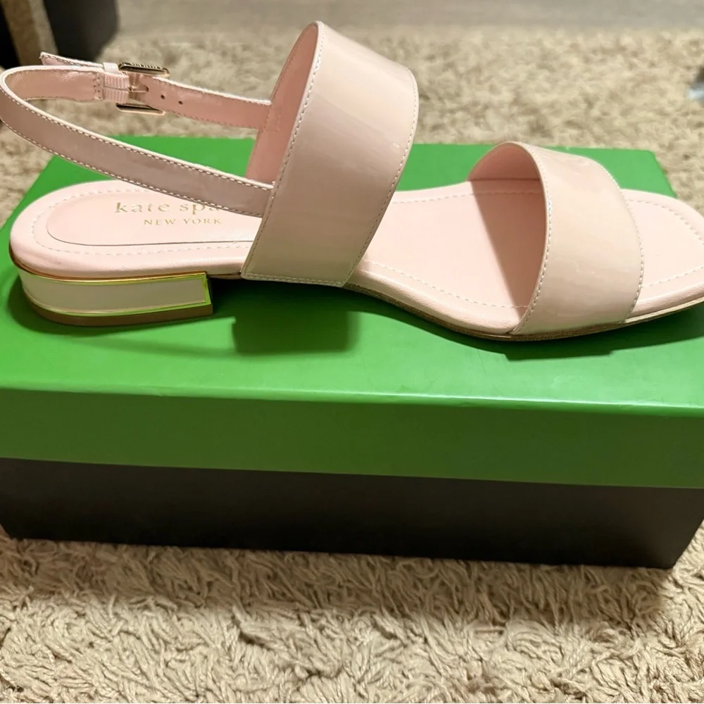 Kate Spade Pink Patent Sandals
